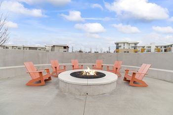 Conversational fire pit